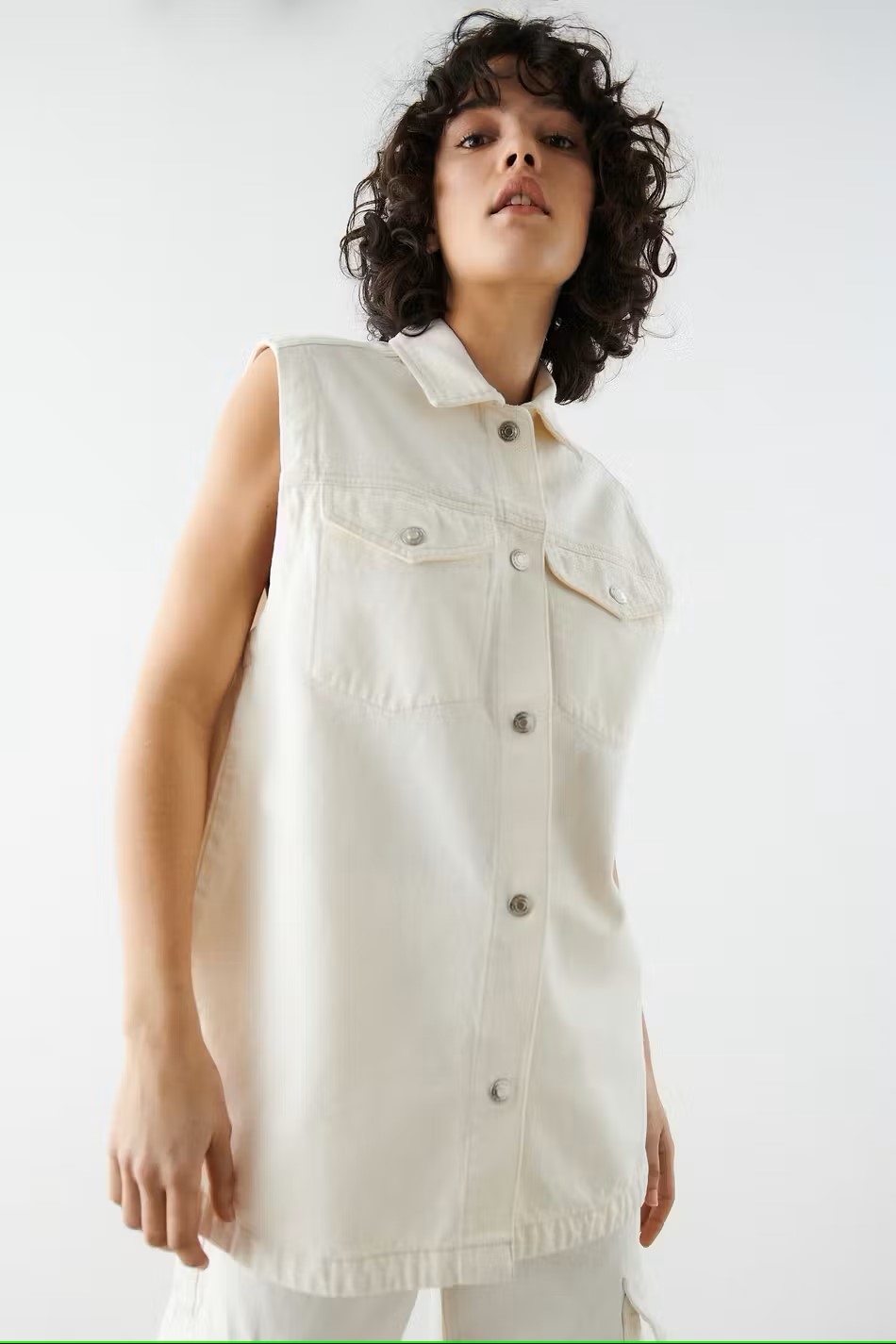 Gina tricot oversize sleeveless shirt