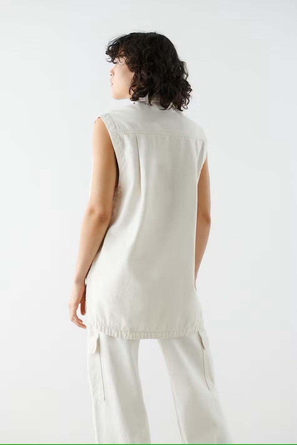 Gina tricot oversize sleeveless shirt
