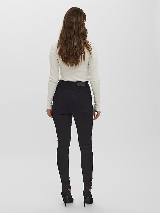 Женские узкие джинсы Vero Moda с высокой талией