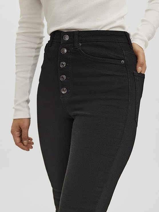 Женские узкие джинсы Vero Moda с высокой талией