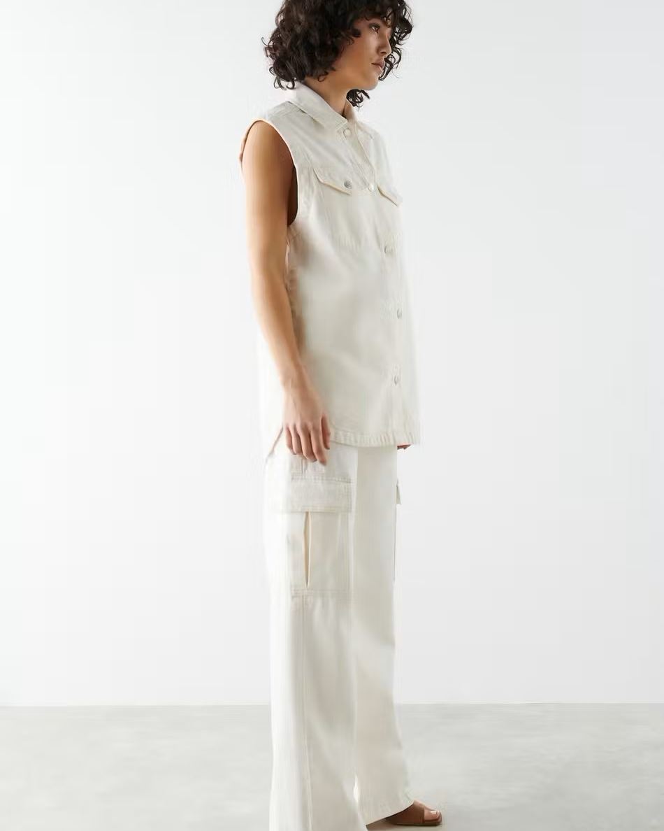 Gina tricot oversize sleeveless shirt