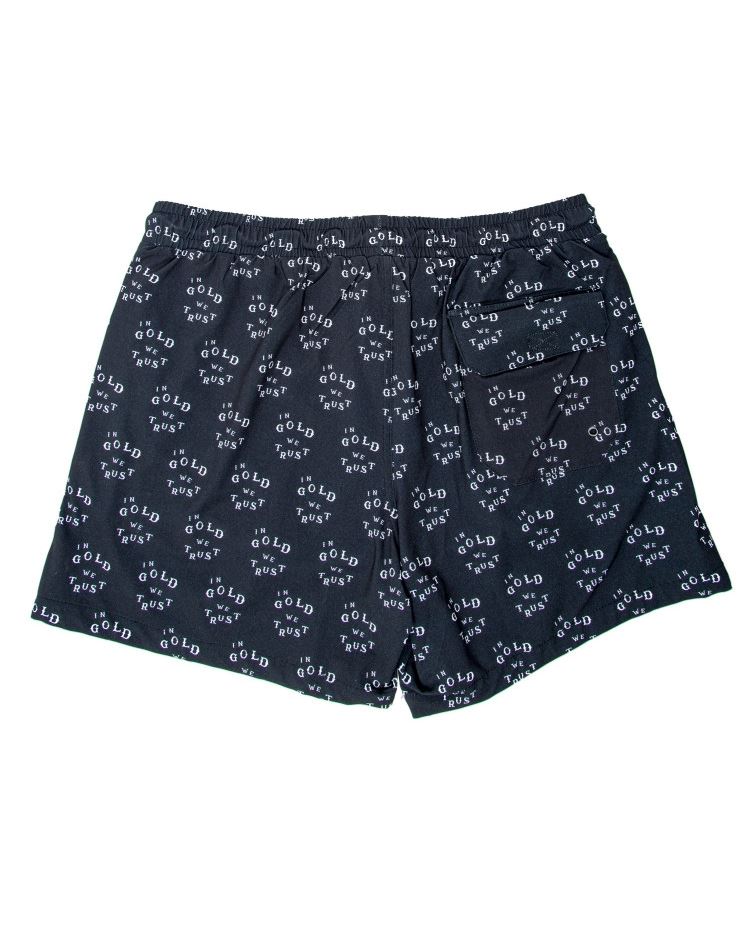 IN GOLD WE TRUST shorts
